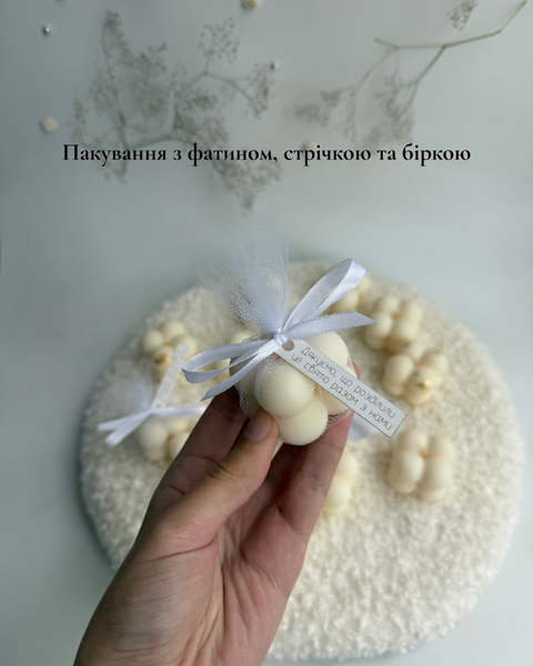 Свічка бонбоньєрка Bubble Mini фото